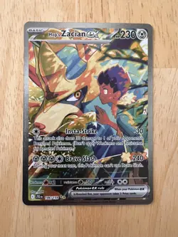 Hop's Zacian ex 186/159 - Journey Together Holo - Pokemon TCG - NM - Excellent - Image 1
