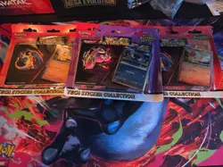 Pokemon Mega Evolution-Ascended Heroes Tech Sticker Collection 3 packs - Image 1