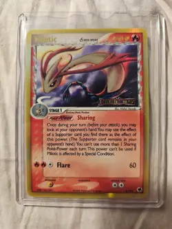 2006 POKEMON EX DRAGON FRONTIERS #5 MILOTIC REVERSE HOLO FOIL - Image 1