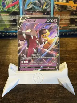 Pokemon TCG Mawile V Silver Tempest 070/195 Holo Ultra Rare NM Pack Fresh - Image 1