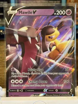 Pokemon TCG Mawile V Silver Tempest 070/195 Holo Ultra Rare NM Pack Fresh - Image 2