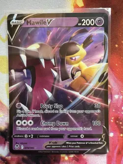 Pokemon TCG Mawile V Silver Tempest 070/195 Holo Ultra Rare NM Pack Fresh - Image 3