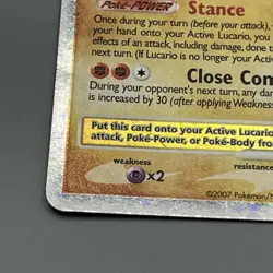 Lucario Lv. X LP DP12 Diamond and Pearl Promo Pokemon TCG Rare Holo Light Play - Image 4