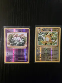Pokemon XY Evolutions Lot- Reverse Holo / Holo Mew - Raichu - Image 3