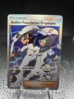 Aether Foundation Employee - Hidden Fates - SV81/SV94 - Pokemon TCG - NM - Holo - Image 1