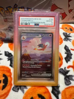 2023 POKEMON 151 MEW EN #199/165 CHARIZARD EX SPECIAL ILLUSTRATION RARE PSA 10 - Image 4