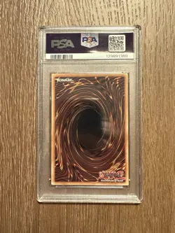 2002 Yu-Gi-Oh! POT OF GREED / Topf Der Gier Rare Unlimited LOB-119 PSA 9 Mint - Image 2