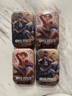 One Piece Tin Pack Set Vol 2 | TS-02 OP-13 Factory Sealed - 4 pack - Image 1