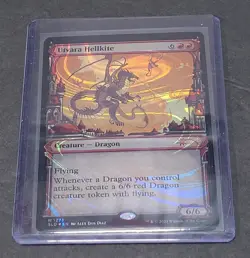 Utvara Hellkite (Halo Foil) Secret Lair Drop Foil mtg - Image 1