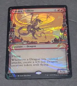 Utvara Hellkite (Halo Foil) Secret Lair Drop Foil mtg - Image 2