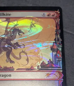 Utvara Hellkite (Halo Foil) Secret Lair Drop Foil mtg - Image 4