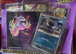 Pokemon TCG Gastly Tech Sticker Collection. Ascended Heroes 3 Pack Blister Pack - Image 1