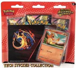 Pokemon TCG Gastly Tech Sticker Collection. Ascended Heroes 3 Pack Blister Pack - Image 1
