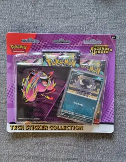 Pokemon TCG Gastly Tech Sticker Collection. Ascended Heroes 3 Pack Blister Pack - Image 1