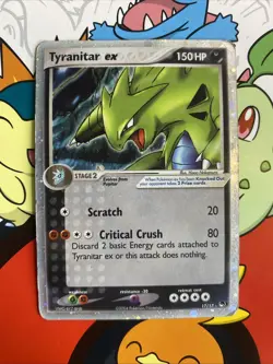 2004 Pokemon Tyranitar EX 17/17 Holo Ultra Rare POP Series 1 - HP - Image 1