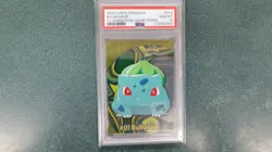 PSA 10 Bulbasaur Clear Card 2000 Topps TV Animation Pokemon #01 Free Shipping - Image 1