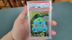 PSA 10 Bulbasaur Clear Card 2000 Topps TV Animation Pokemon #01 Free Shipping - Image 2
