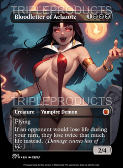 Bloodletter of Aclazotz - High Quality Altered Art Custom Cards - Image 1
