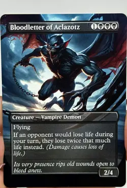Bloodletter of Aclazotz Swarm Proxy Card with Custom designed art - Image 1