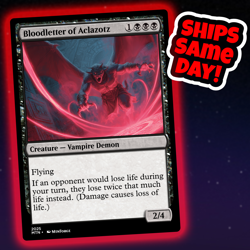 Bloodletter Of Aclazotz - Custom Art Magic: The Gathering Playtest Card - Image 1