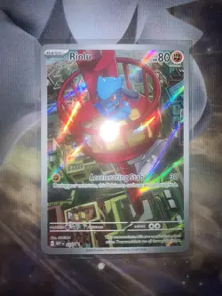 Pokemon TCG - Promo Riolu - MEP 10 - Mega Evolutions Near Mint Black Star Promo - Image 1
