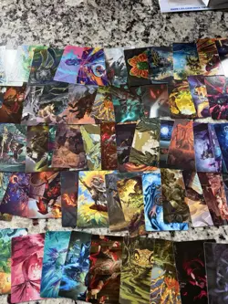 Magic The Gathering Huge Art Card Lot Collection Signed And Unsigned - Image 3