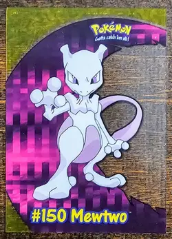 Mewtwo Topps Chrome Pokemon TV Animation Edition Clear Chase Cards #PC5 2000 - Image 1