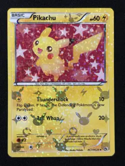 Pikachu RC7/RC25 Legendary Treasures: Radiant Collection Creased Pokemon Card - Image 1