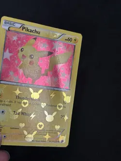 Pikachu RC7/RC25 Legendary Treasures: Radiant Collection Creased Pokemon Card - Image 3