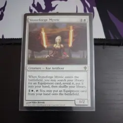 Stoneforge Mystic - Worldwake - LP/NM White Rare - MAGIC MTG CARD - Image 1