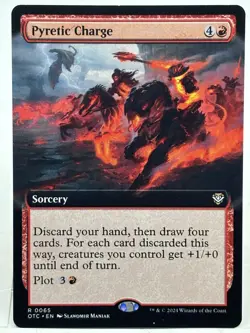 Pyretic Charge NM* EXTENDED Outlaws Of Thunder Juction 0065 mtg -UnltdCards - Image 1