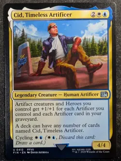 Cid, Timeless Artificer (0412) - UB: Final Fantasy (MTG) - Image 1