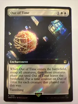 Magic The Gathering MTG Doctor Who - Out Of Time SURGE FOIL - Image 1