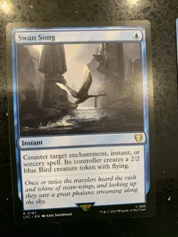Swan Song #197 | NM Near Mint | LTC Lord of the Rings Magic MTG - Image 1