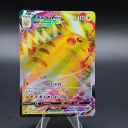 Pokemon TCG: Pikachu VMAX SWSH286 Black Star Promo Holo Card - Crown Zenith - NM - Image 1