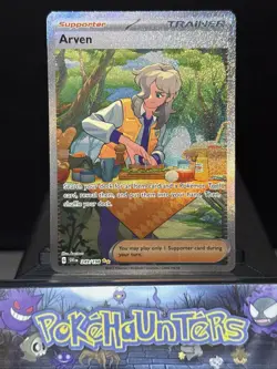 Pokemon Card Arven 249/198 Holo Scarlet Base Set Special Illustration Rare NM - Image 1
