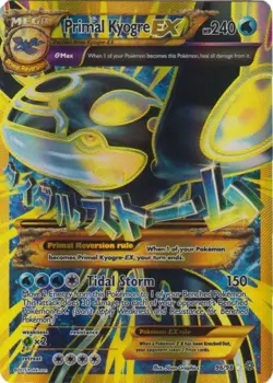 Primal Kyogre-EX - 96/98 - Full Art Ultra Rare HP, English Pokemon Ancient Origi - Image 1