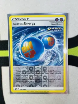 Pokemon RAPID STRIKE ENERGY 140/163 Battle Styles - Rev Holo - MINT Pack Fresh - Image 1