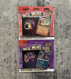 Pokemon TCG Ascended Heroes Tech Sticker Collection Charmander & Gastly 6 Packs - Image 1