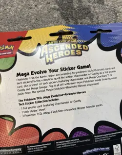 Pokemon TCG Ascended Heroes Tech Sticker Collection Charmander & Gastly 6 Packs - Image 4