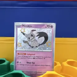 Pokemon Mimikyu 160/091 SV: Paldean Fates Shiny Rare Holo 70 HP English Card - Image 1