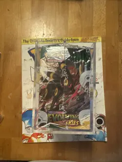 Pokemon Evolving Skies Booster Box 36 Packs MINT CONDITION IN ACRYLIC CASE - Image 4
