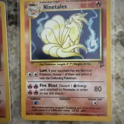 Pokemon TCG Ninetales Holo Rare 2000 Base Set 2 No. 13/130 Near Mint Condition X - Image 3