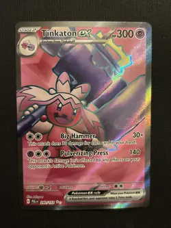Pokemon TCG Tinkaton EX Full Art Scarlet & Violet Paldea Evolved 240/193 - Image 1