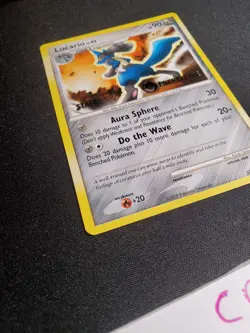 Lucario 53/127 Prerelease Staff Platinum Pokemon LP - Image 2