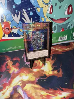 Yugioh Girsu, The Orcust Mekk-knight 25th Stamp Quarter Century Secret Rare NM - Image 2