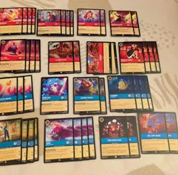 Disney Lorcana Ruby Sapphire Custom Deck Fabled Rotation Ready - Image 3