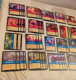 Disney Lorcana Ruby Sapphire Custom Deck Fabled Rotation Ready - Image 5