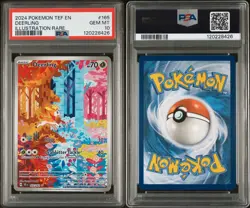 2024 DEERLING #165 PSA 10 POKEMON TEF EN-TEMPORAL FORCES ILLUSTRATION RARE - Image 3