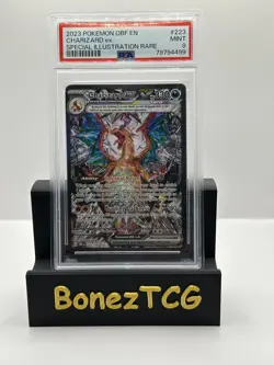 2023 Charizard EX Pokemon Obsidian Flame 223/197 Special Illustration Rare PSA 9 - Image 1